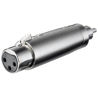 goobay XLR Adapter Cinch St>XLR Bu  27455 - Goobay...