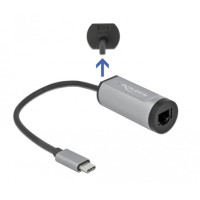 DeLOCK USB C ADAP GB LAN+PD  64116 - DeLOCK 64116 - (PC...