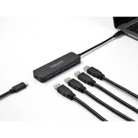 DeLOCK USB-C Hub 4P USB 3.2 Gen 1+ PD  64170 - DeLOCK...