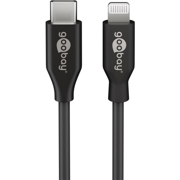 goobay Kabel Lightning USB-C     bk 0,5m  39428 - Goobay 39428 - (PC Zubehoer / Kabel / Adapter)