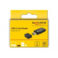 Delock MUSB 2.0 CR SD+MSD  91602 - DeLOCK 91602 - (PC Zubehoer / Kabel / Adapter)