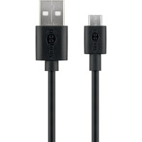 goobay Kabel micro-USB           bk 1,0m  46800 - Goobay...