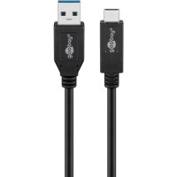 goobay USB-A St> USB C St        bk 0,5m...