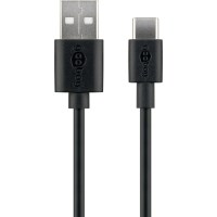 goobay Kabel USB-C/A 2.0         bk 1,0m  45735 - Goobay...