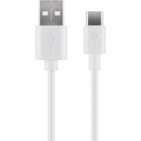 goobay Kabel USB-C/A 2.0         wh 2,0m  59130 - Goobay...