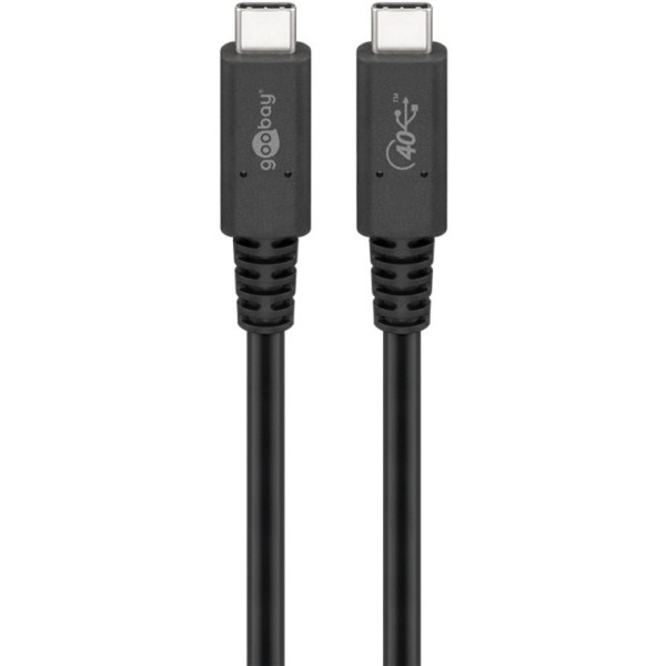 goobay Kabel USB-C 4.0                1m  60200 - Goobay 60200 - (PC Zubehoer / Kabel / Adapter)