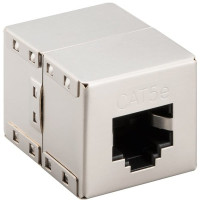 goobay RJ45 Modularkupplung dopp.gesch.  15027 - Goobay 15027 - (PC Zubehoer / Kabel / Adapter)