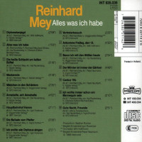 Reinhard Mey: Alles Was Ich Habe -   - (CD / A)