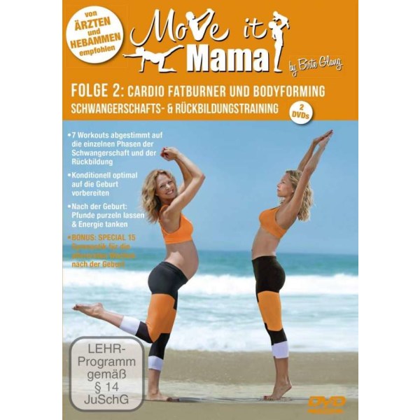 Move it Mama - Schwangerschafts- & Rückbildungstraining Folge 2: Cardio Fatburner und Bodyforming -   - (DVD Video / Sonstige / unsortiert)