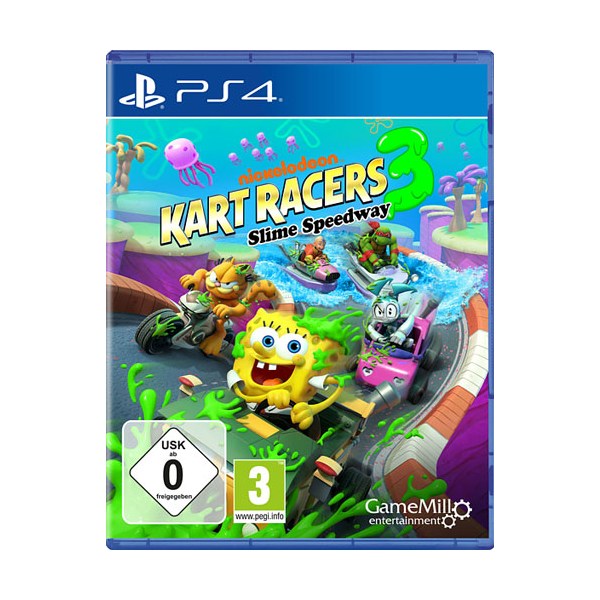 Nickelodeon Kart Racers 3 Slime Speedway  PS-4 - NBG  - (SONY® PS4 / Rennspiel)