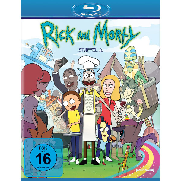 Rick & Morty - Staffel 2 (BR) - WARNER HOME  - (Blu-ray Video / Zeichentr.)