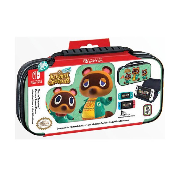 Switch Travel Case NNS34AC Animal Crossing offiziell lizenziert - Bigben Interactive  - (Nintendo Switch Hardware / Zubehör)