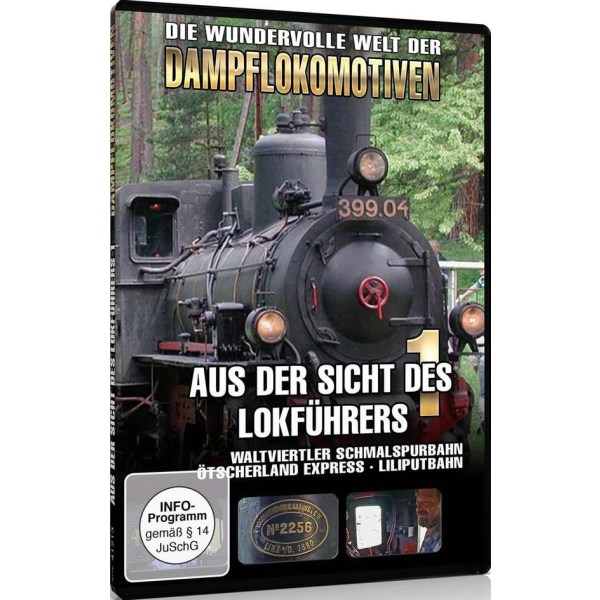 Aus der Sicht des Lokführers Vol. 1: Waldviertler Schmalspurbahn - Ötscherland Express - Liliputbahn - Sedna Medien  - (DVD Video / Reise)