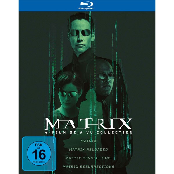 Matrix 4-Filme Deja Vu Collection (BR)  Min: 551/DD5.1/WS - WARNER HOME  - (Blu-ray Video / Science Fiction)