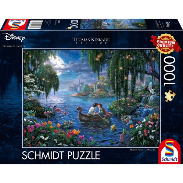 SSP Puzzle Disney, The Little Mermaid an  57370 / 1000 Teile - Schmidt Spiele 57370 - (Spielwaren / Puzzle)