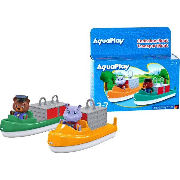 AquaPlay Container- & Transportboot  8700000271 - Aquaplay 8700000271 - (Spielwaren / Trendartikel)