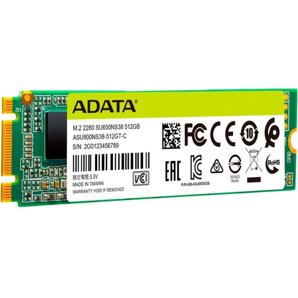 ADATA SSD  512GB Ultimate SU650 M.2 SATA - ADATA ASU650NS38-512GT-C - (PC Zubehoer / Speicher)