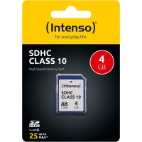 Intenso SD   4GB            Cl10 - Intenso 3411450 - (PC...