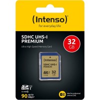 Intenso SD  32GB UHS-I Prem Cl10 - Intenso 3421480 - (PC...