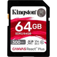 SD    64GB React Plus      UHS-II U3 KIN - Kingston...