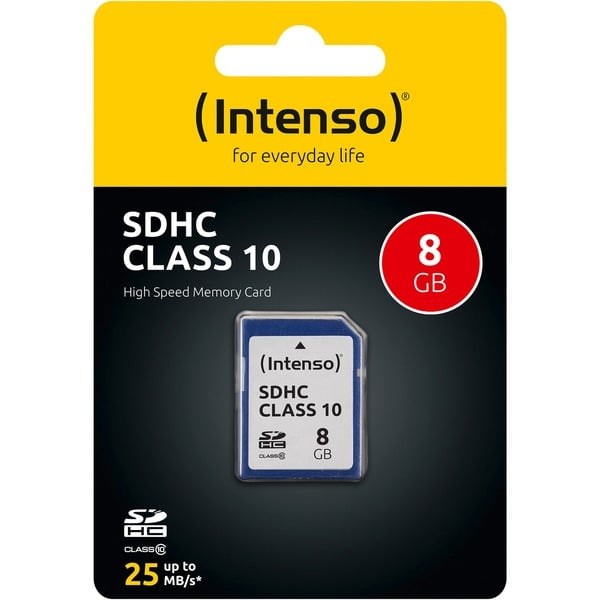 Intenso SD   8GB            Cl10 - Intenso 3411460 - (PC Zubehoer / Speicher)