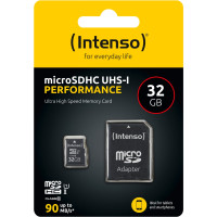 Intenso microSD  32GB UHS-I Perf CL10  Performance - Intenso 3424480 - (PC Zubehoer / Speicher)