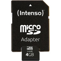 Intenso microSD   4GB            CL4 - Intenso 3403450 -...