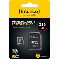 Intenso microSD 256GB UHS-I Perf CL10  Performance - Intenso 3424492 - (PC Zubehoer / Speicher)