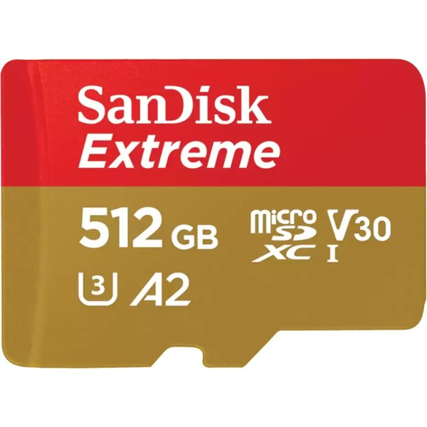 microSD512GB Extreme       +1Ad SDXC SDK - SanDisk SDSQXAV-512G-GN6MA - (PC Zubehoer / Speicher)