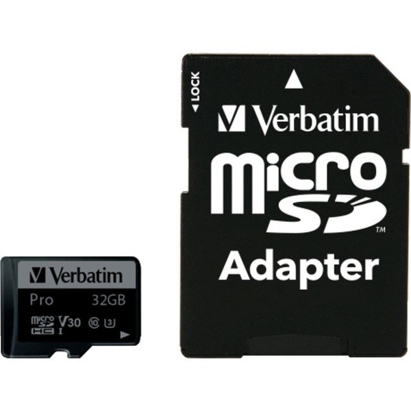 microSD Pro 32GB       Cl10 SDHC     VER - Verbatim 47041 - (PC Zubehoer / Speicher)