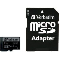 microSD Pro 32GB       Cl10 SDHC     VER - Verbatim 47041...