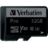 microSD Pro 32GB       Cl10 SDHC     VER - Verbatim 47041 - (PC Zubehoer / Speicher)