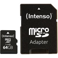 Intenso microSD  64GB            CL10 - Intenso 3413490 -...