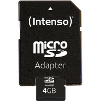 Intenso microSD   4GB            CL10 - Intenso 3413450 -...