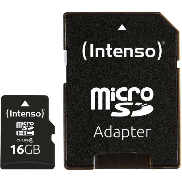 Intenso microSD  16GB            CL4 - Intenso 3403470 - (PC Zubehoer / Speicher)