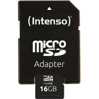 Intenso microSD  16GB            CL4 - Intenso 3403470 - (PC Zubehoer / Speicher)