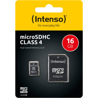 Intenso microSD  16GB            CL4 - Intenso 3403470 - (PC Zubehoer / Speicher)