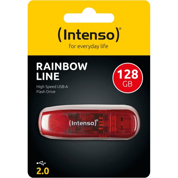 Intenso USB 128GB RAINBOW LINE    rd 2.0 - Intenso 3502491 - (PC Zubehoer / Speicher)