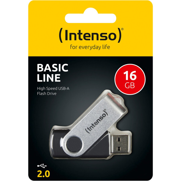 Intenso USB  16GB BASIC LINE    bksr 2.0 - Intenso 3503470 - (PC Zubehoer / Speicher)