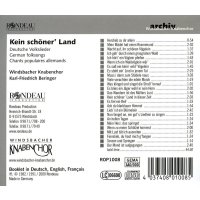 Kein Schöner Land-Volkslieder -   - (CD / W)