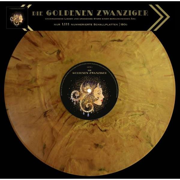 Various Artists - Die goldenen Zwanziger (180g) (Limited Edition) (Gold Marbled Vinyl) -   - (Vinyl / Pop (Vinyl))