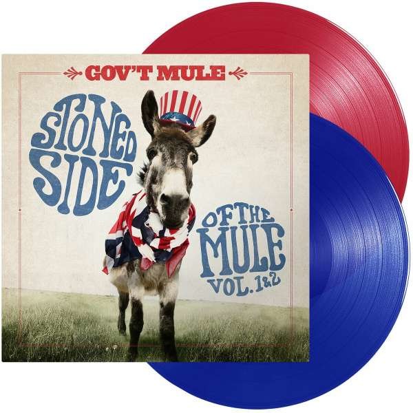 Govt Mule - Stoned Side Of The Mule  Vol. 1 & 2 (Blue & Red Vinyl) -   - (LP / S)