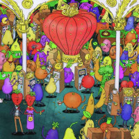 Dance Gavin Dance - Jackpot Juicer (Limited Indie Edition) (Yellow W/ Red & Black Splatter Vinyl) -   - (Vinyl / Rock (Vinyl))