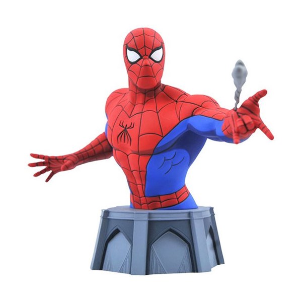 Merc Figur Spiderman Bust  15cm PVC 15cmDiamond Marvel Animated - Diverse  - (Merchandise / Merch Figuren)