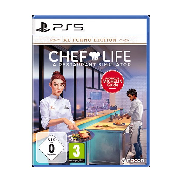 Chef Life  PS-5  Al Forno Edition A Restaurant Simulator - Bigben Interactive  - (SONY® PS5 / Simulation)