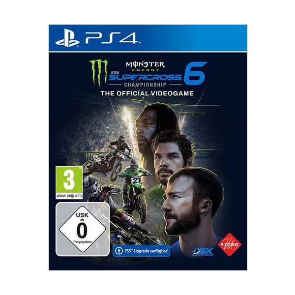 Monster Energy Supercross 6  PS-4 - Koch Media  - (SONY® PS4 / Rennspiel)