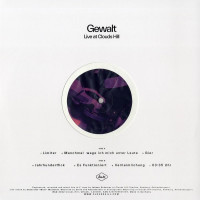 Gewalt - Live At Clouds Hill -   - (Vinyl / Single 10")