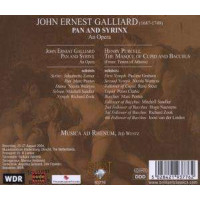 Johann Ernst Galliard (1687-1749) - Pan and Syrinx -   - (CD / P)