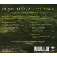 Karl Baermann (1810-1885) - Musik für Klarinette & Klavier Vol.2 -   - (CD / M)