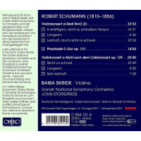 Robert Schumann (1810-1856) - Violinkonzert d-moll -   - (CD / V)